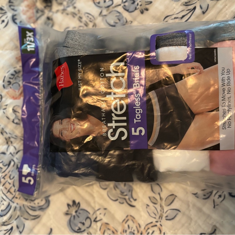 Hanes Cotton Stretch Briefs Multi-Color Pack